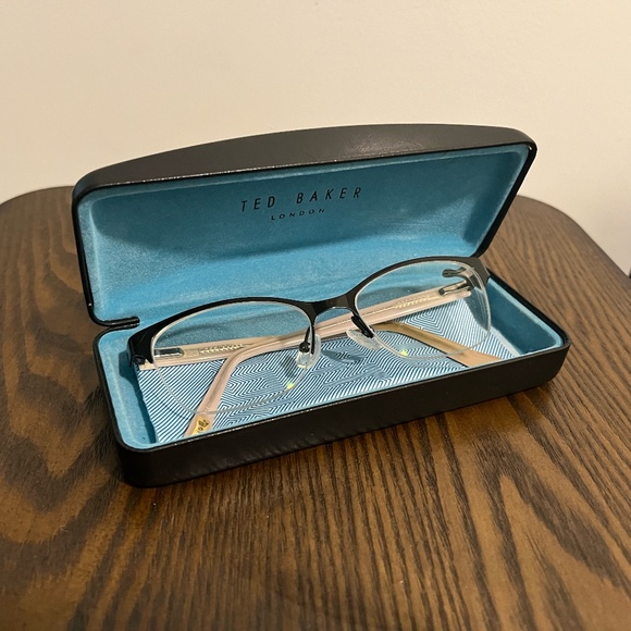 Ted Baker London Semi-Rimless Glasses Frames - Style B718/ Colour BLK - Picture 2 of 8